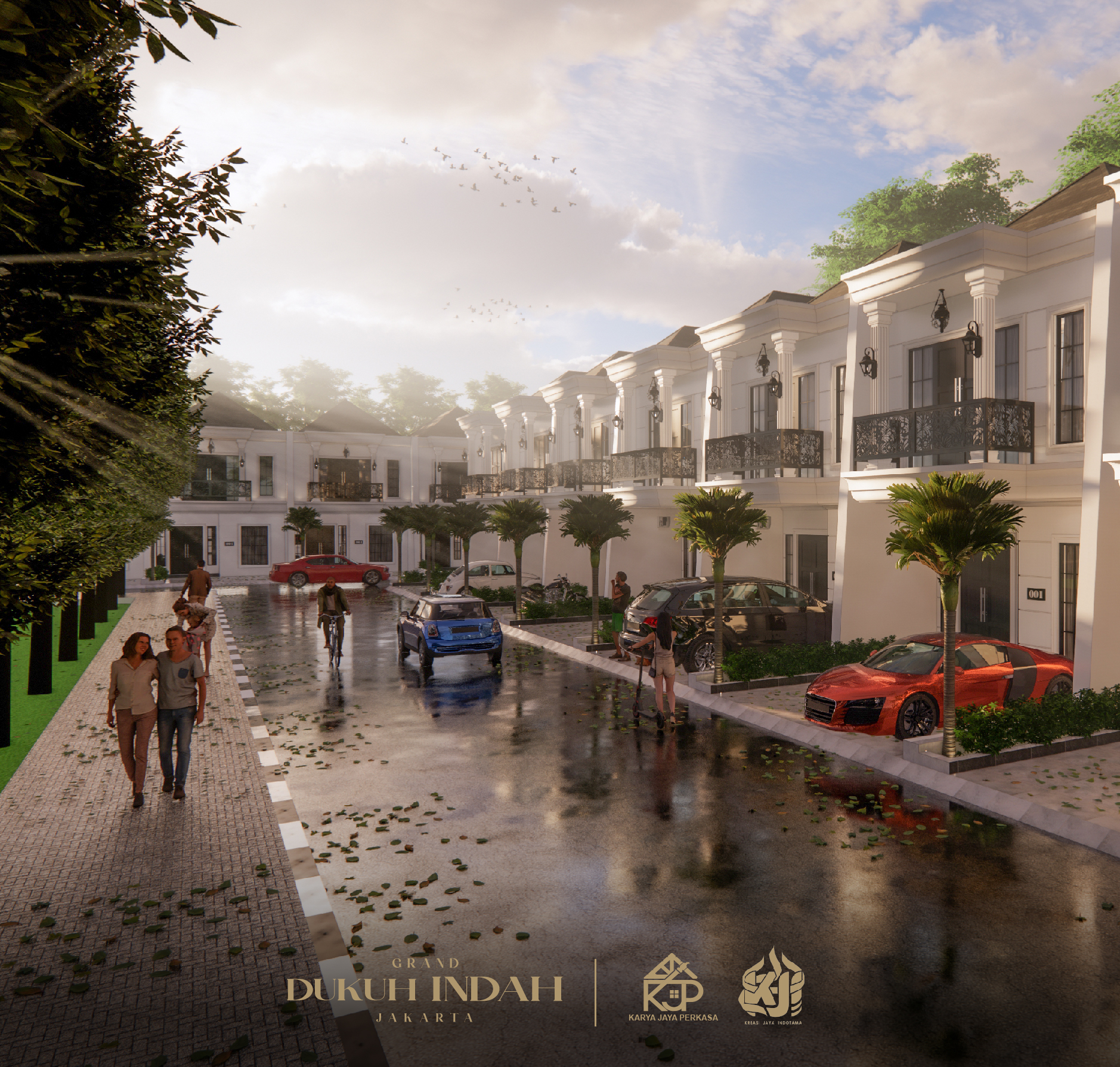 Jual rumah Jakarta Timur American Classic Dukuh mewah