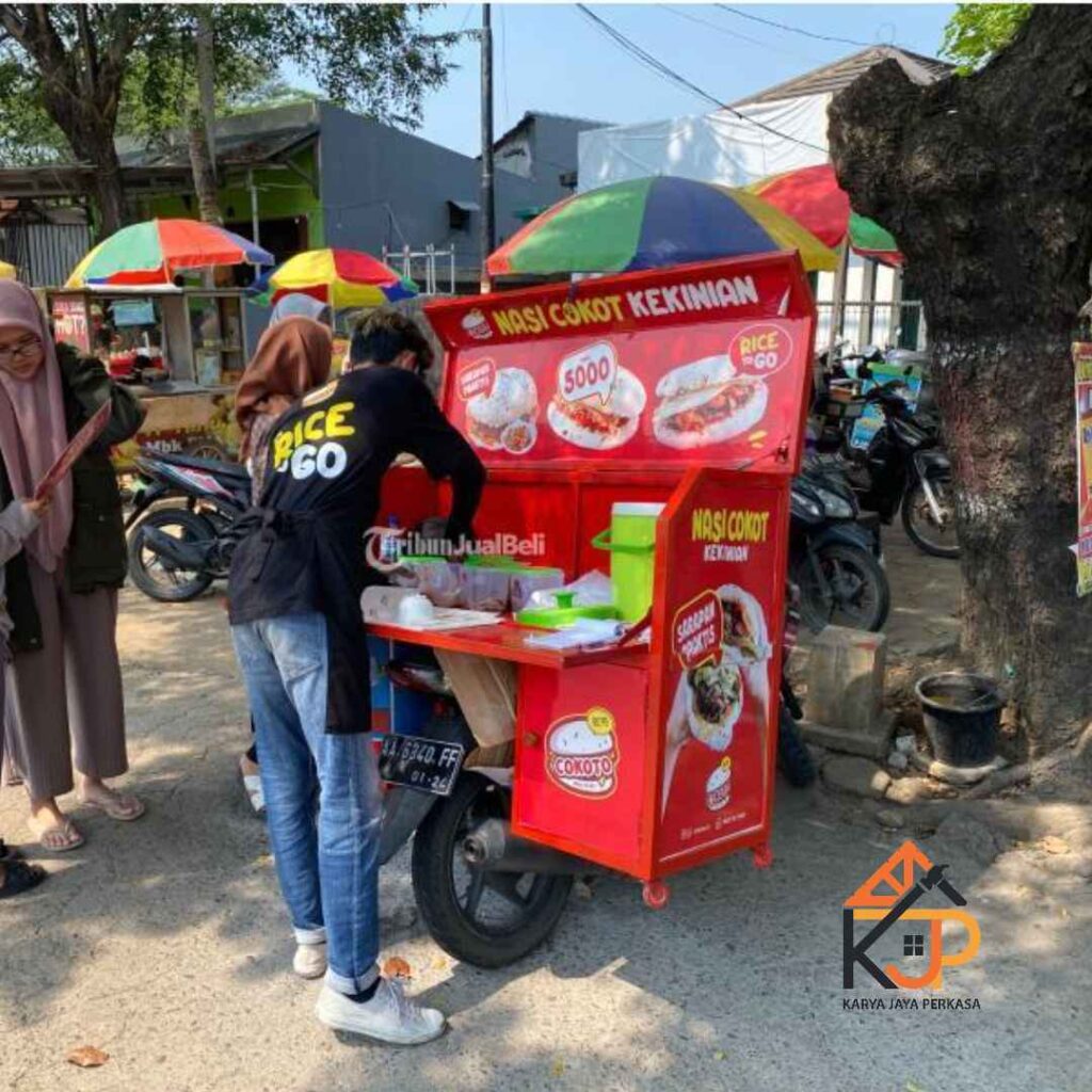Gerobak jualan makanan kekinian viral 2026