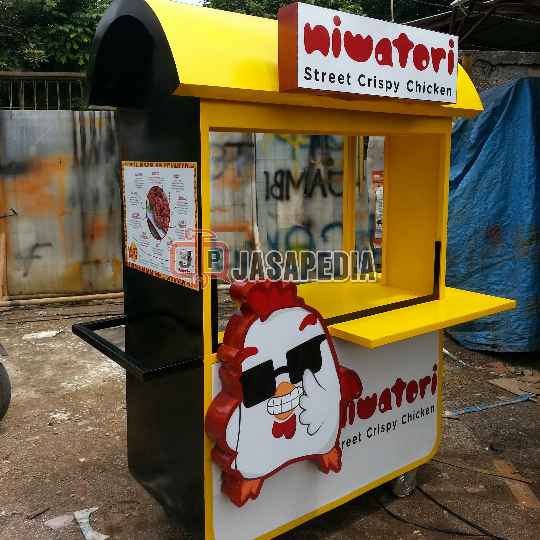 Jasa Pembuatan Gerobak Depok desain minimalis multifungsi Jasa Pembuatan Gerobak Depok desain minimalis multifungsi