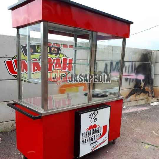 Gerobak Bakso Minimalis 