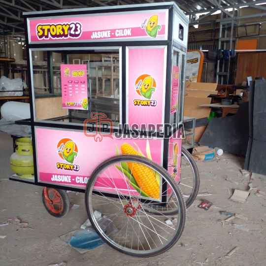 gerobak jualan keliling Custom