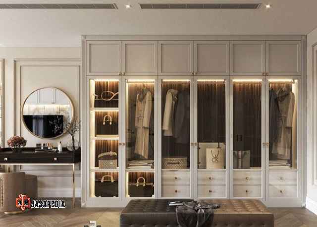 Lemari pakaian minimalis Depok solusi kamar sempit jadi rapi Lemari pakaian minimalis Depok solusi kamar sempit jadi rapi