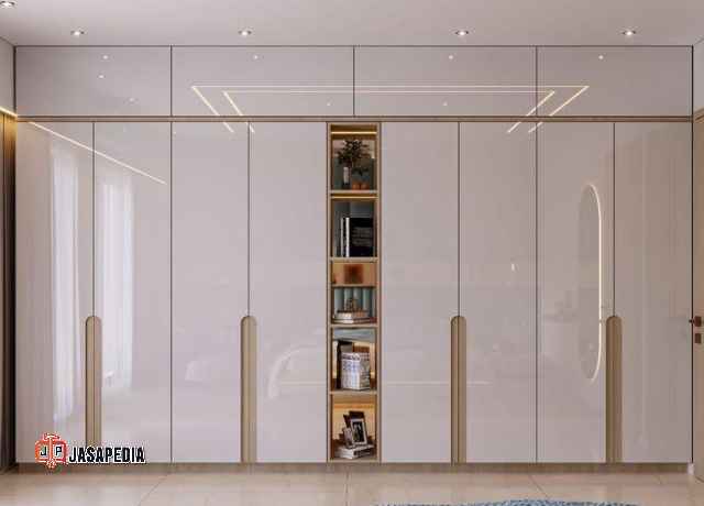 Lemari pakaian minimalis Depok solusi kamar sempit jadi rapi