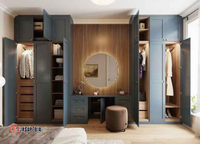 Lemari pakaian minimalis Tangerang desain unik tak ada duanya