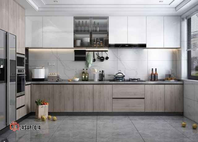 Buat kitchen set minimalis Cileungsi Bogor Tim Handal Hasil Rapi Memukau