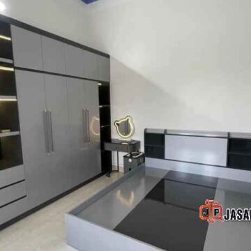 Jasa pembuatan lemari HPL, workshop Bekasi, harga pabrik!