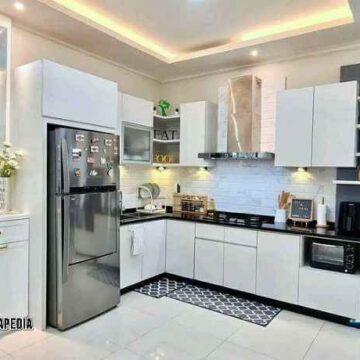 Jasa kitchen set Jakarta Utara gratis desain, hasilnya memukau