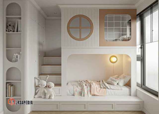 Buat furniture custom Cikarang gratis survei dan desain 3D mewah