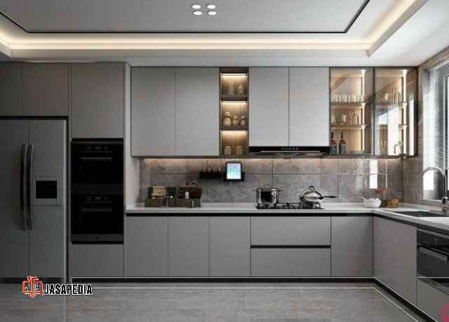 Pembuatan kitchen set terdekat Cikarang gratis desain & survei lokasi