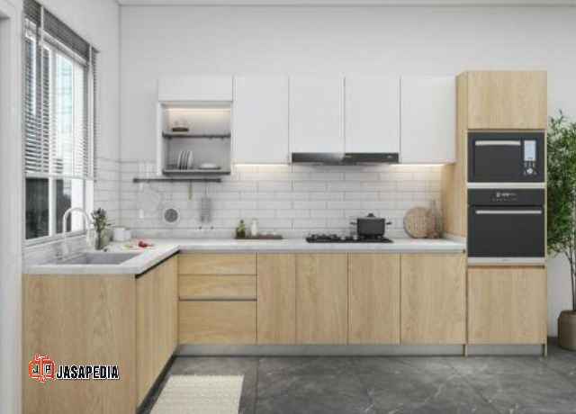 Kitchen set pvc board Bekasi anti rayap garansi resmi 10 tahun