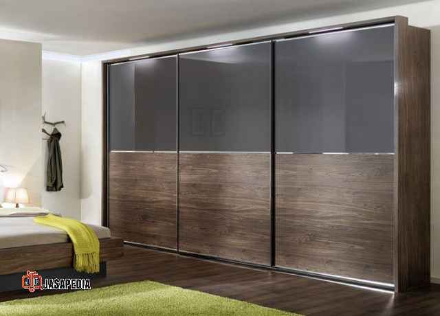 Lemari pakaian 3 pintu hpl garansi anti rayap seumur hidup