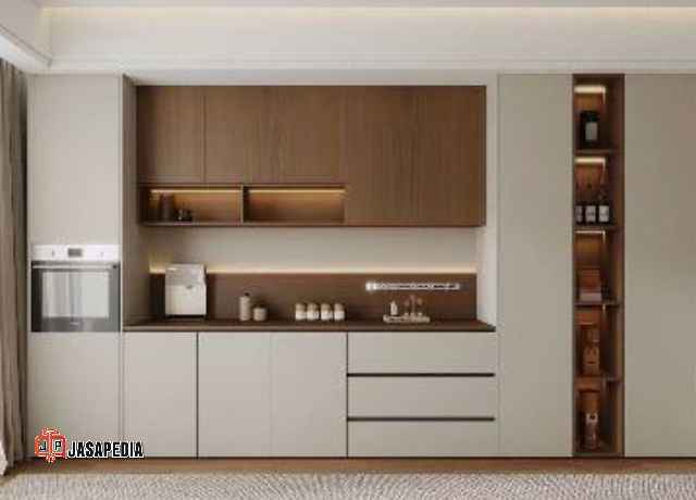 Jasa kitchen set Jakarta Selatan pengerjaan rapi bikin istri senang