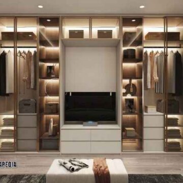 Harga Lemari custom per Meter Tangerang Bahan Blokmin Solid 18mm Anti Melengkung