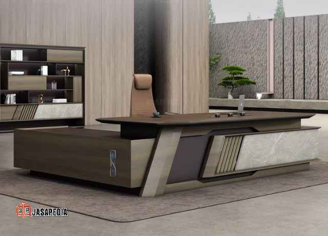 Meja Direktur Minimalis Jakarta paling awet, investasi jangka panjang kantor Anda.
