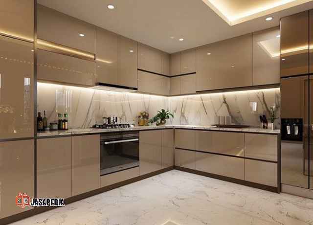Kitchen set aluminium Jakarta Selatan mewah bikin tetangga iri Kitchen set aluminium Jakarta Selatan mewah bikin tetangga iri