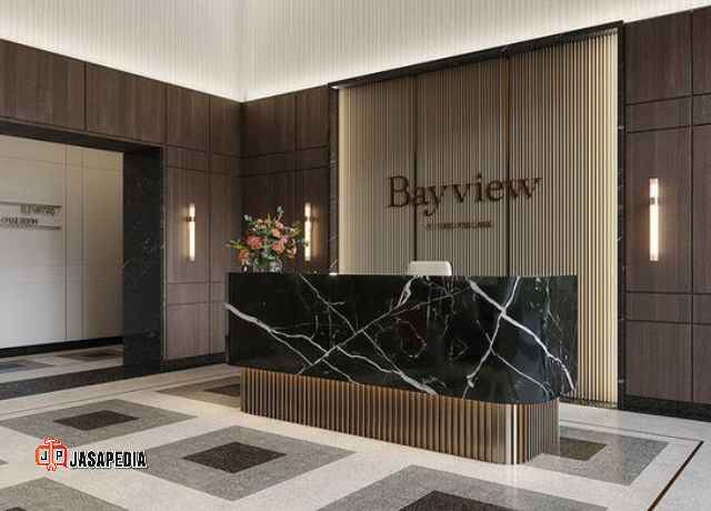 Solusi Cerdas Meja Resepsionis Kantor Jakarta modern minimalis fungsional area terbatas Solusi Cerdas Meja Resepsionis Kantor Jakarta modern minimalis fungsional area terbatas