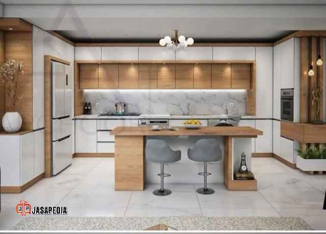 Stop! Cari Kitchen set Jababeka Cikarang di tempat lain, di sini gratis ongkir pasang