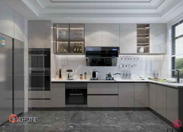 100% Aman! Kitchen set Summarecon Serpong Tangerang bahan PVC, bebas rayap selamanya, buktikan!