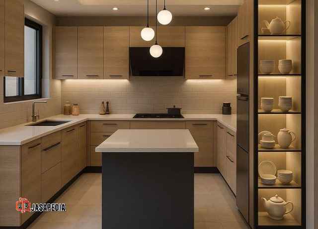 Garansi ! Kitchen set Taman Galaxy Bekasi tahan air, anti jamur, dan anti rayap