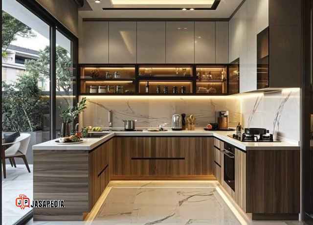 Garansi ! Kitchen set Taman Galaxy Bekasi tahan air, anti jamur, dan anti rayap