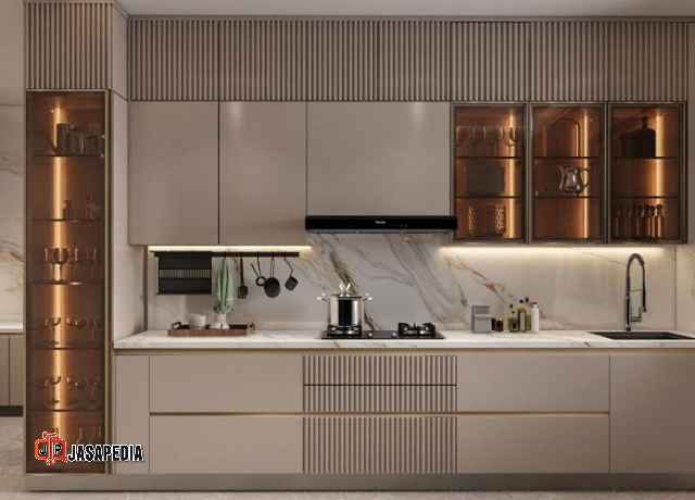 Cuma di Sini! Tukang Kitchen set Pondok Aren Tangerang ahli pengerjaan kilat super rapi