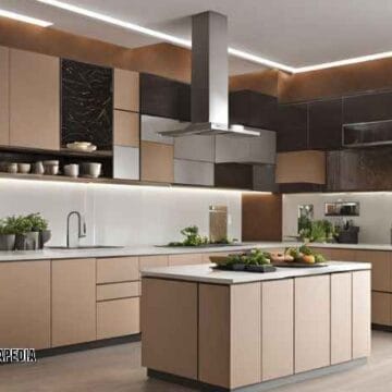 Spesialis! Jasa Kitchen set Cipayung Jakarta Timur Finishing HPL Anti Gores, Tampilan Mewah Bertahun-tahun