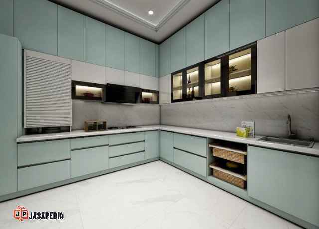 Wajib Lihat! Tren Kitchen set Neglasari Tangerang bahan HPL terbaru bikin dapur estetik