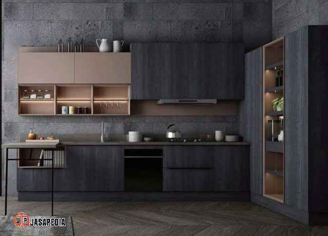 Terungkap! Trik Dapur Rapi Minimalis Kitchen set Mampang Prapatan Jakarta Selatan