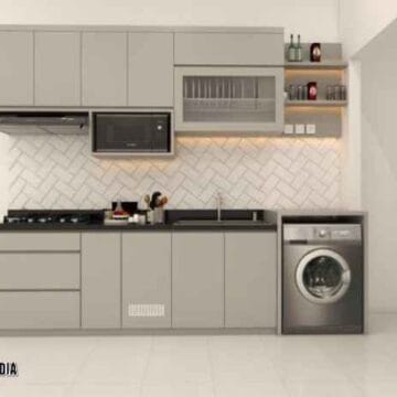 Kitchen set lurus 3 meter harga hemat, buktikan kualitas premiumnya