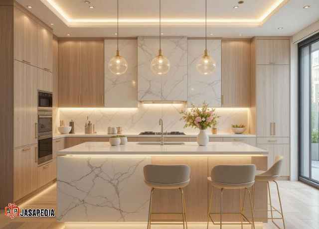 Kitchen set Cengkareng Jakarta Barat spesialis desain minimalis gratis survei lokasi