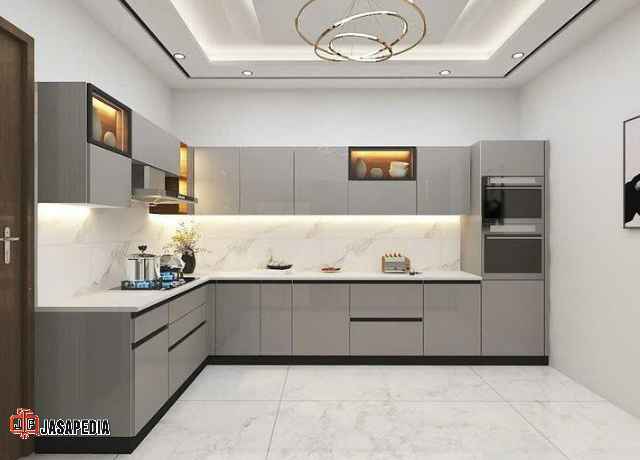 Spesialis Bahan HPL Anti Gores Terbaik Kitchen set Penjaringan Jakarta Utara