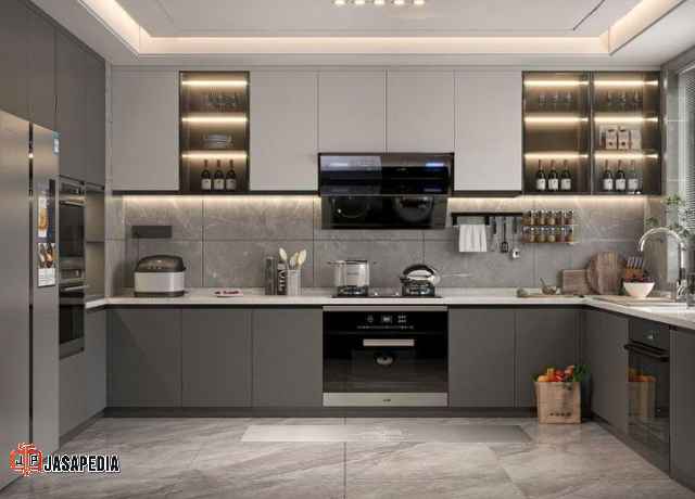 Kitchen set Taman Sari Jakarta Barat kualitas premium harga hemat bonus kompor tanam