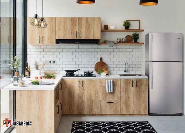 Anti-Mainstream! Desain Kitchen set Bantargebang Bekasi Model Skandinavian Terbaru, Bikin Tetangga Iri