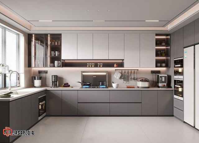 Gratis Desain 3D! Wujudkan Kitchen set Cakung Jakarta Timur Idaman Anda Sesuai Ukuran Dapur yang Presisi