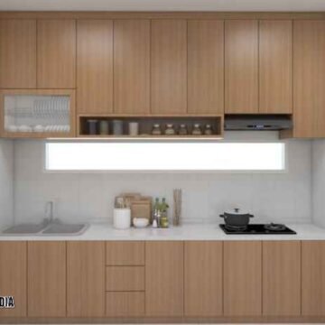 Bufet dapur gantung minimalis solusi dapur sempit masa kini!