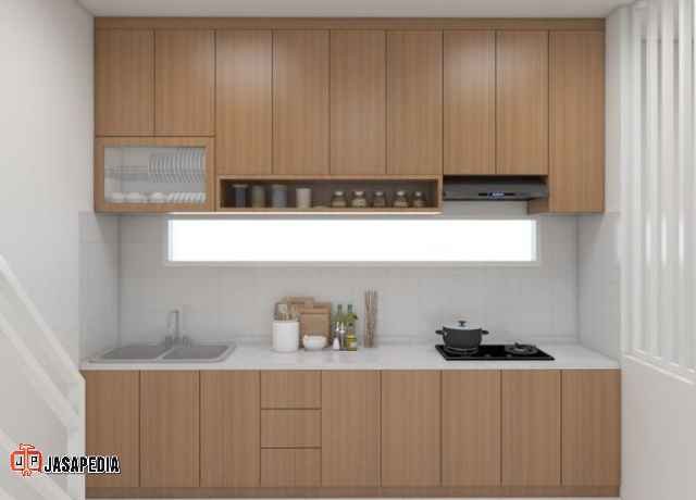 Bufet dapur gantung minimalis solusi dapur sempit masa kini!