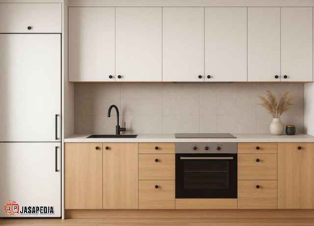 Contoh kabinet dapur untuk ruang kecil 2026 terbaru bikin hemat ruang