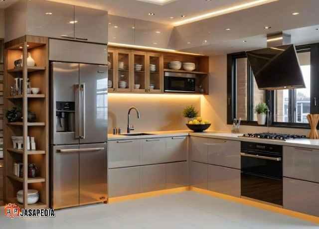 Model kabinet dapur terbaru Bekasi kota solusi cerdas dapur sempit