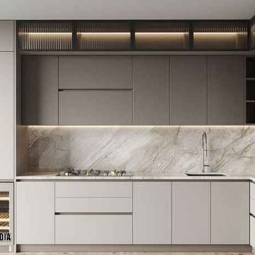 Kabinet dapur minimalis sederhana Bekasi gratis survei & desain 3D dijamin puas banget