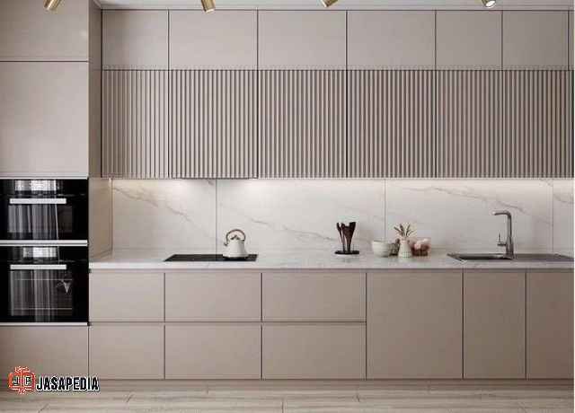 Kitchen set pvc board Karawang solusi dapur lembab bebas jamur