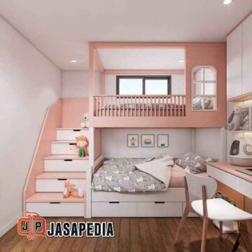 Model Desain tempat tidur tingkat untuk Anak kamar sempit 100% Berhasil Lega Model Desain tempat tidur tingkat untuk Anak kamar sempit 100% Berhasil Lega
