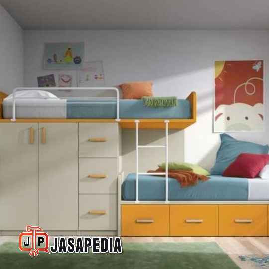 Model Desain tempat tidur tingkat