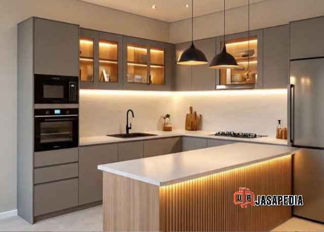 Pasang kitchen set Bandar Lampung Berkualitas anti rayap