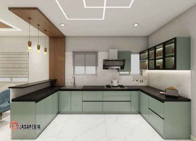 Harga kitchen set per meter Jakarta timur anti rayap jaminan 10 tahun