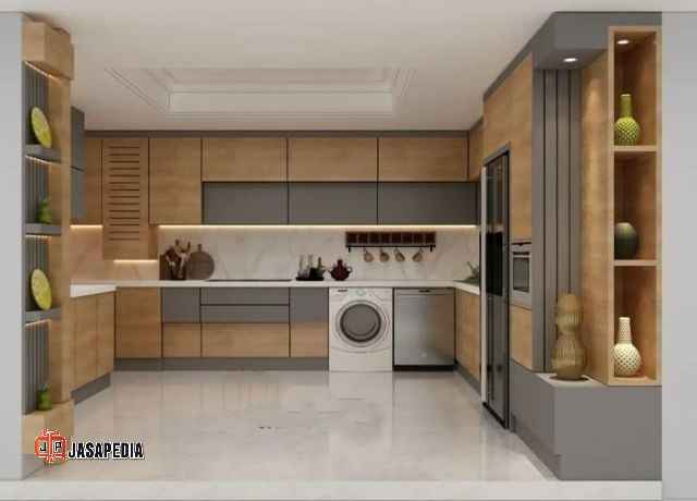 Harga kitchen set per meter Jakarta timur anti rayap jaminan 10 tahun