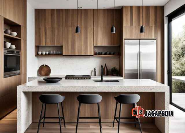 Custom mini bar dapur Tangerang Desain minimalis Anti Rayap Seumur Hidup? Ini Dia Bahannya!