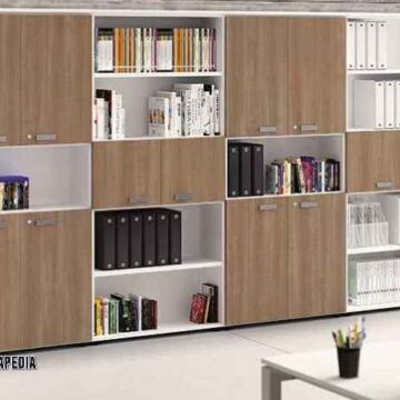 Custom Lemari arsip kantor hpl Jakarta gratis desain 3D