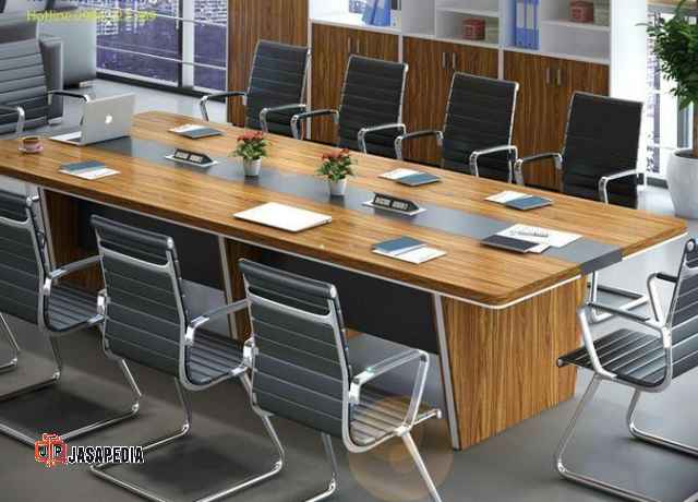 Pembuatan custom meja rapat Bogor harga pabrik berkualitas