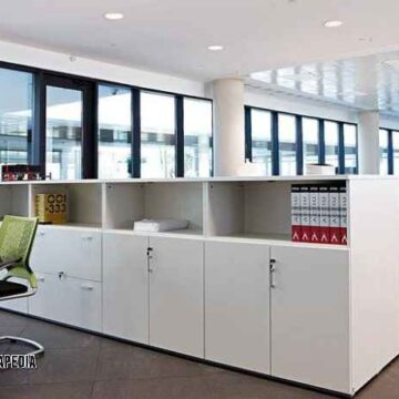 Custom Lemari arsip kantor hpl Depok model minimalis