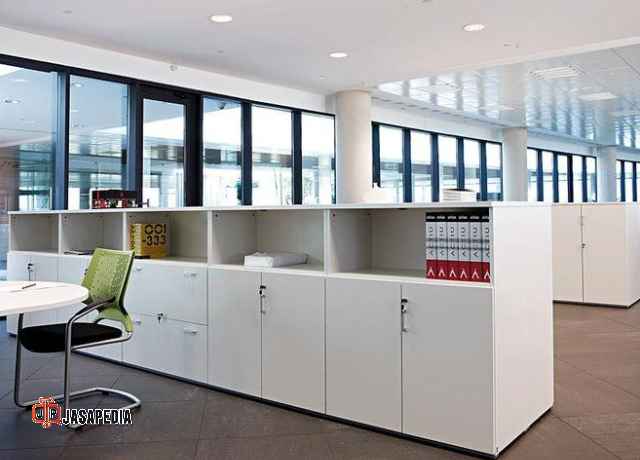 Custom Lemari arsip kantor hpl Depok model minimalis